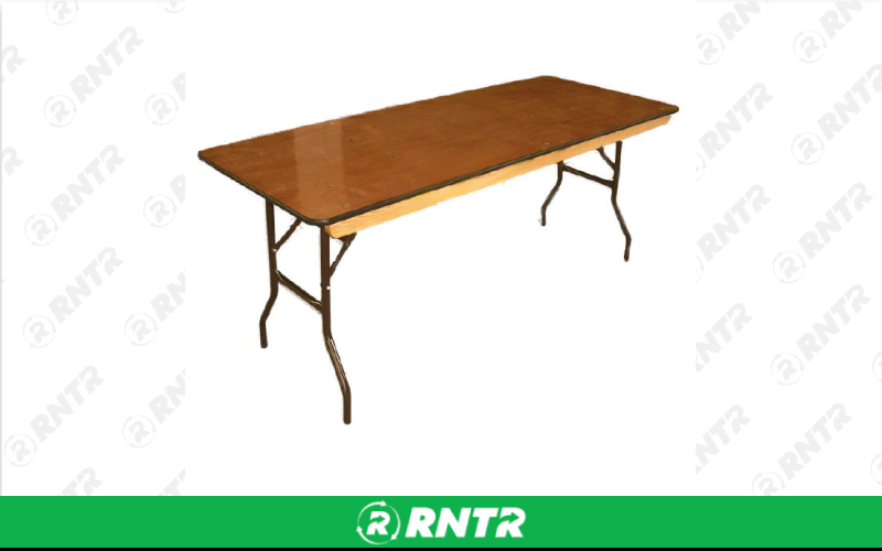 Generic TABLE - 6' X 30 - 30 HIGH - WOOD – For rent in Lafayette, Indiana – Midwest Rentals Inc  | RNTR.com – Image 1 of 1