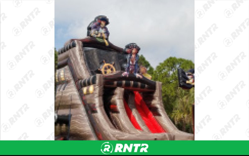 Generic The Black Pearl Water Slide 32ft DL – For rent in pompano-beach, florida – South Florida Bounce | RNTR.com – Image 1