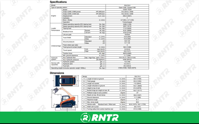 Generic TRACK SKIDSTEER - 8000-9500LB DIESEL – For rent in hazel-green, alabama – Christopher Equipment  | RNTR.com – Image 1
