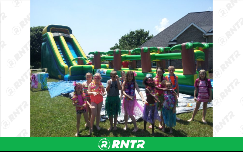 Generic Tropical Torpedo Drop and Slip n Slide – For rent in ruckersville, virginia – SuperFun Attractions | RNTR.com – Image 1