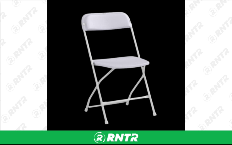 Generic White Folding Chairs – For rent in orlando, florida – Rocket Rentals USA LLC | RNTR.com – Image 1