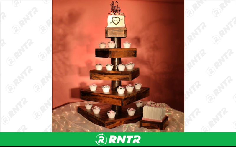 Generic WOODEN SQUARE CUPCAKE TREE – For rent in Lafayette, Indiana – Midwest Rentals Inc  | RNTR.com – Image 1