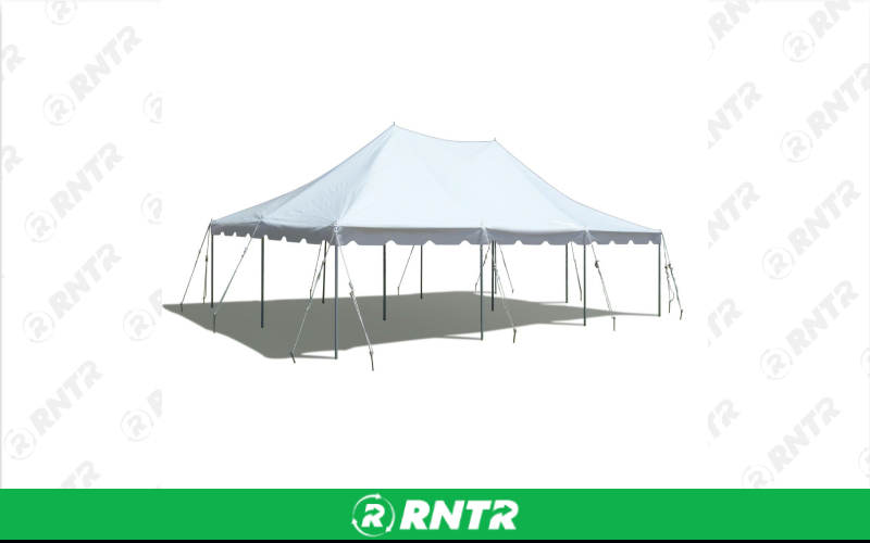 Generic 20x30 Pole Tent - White – For rent in robertsville, missouri – A C Event Rentals | RNTR.com – Image 1
