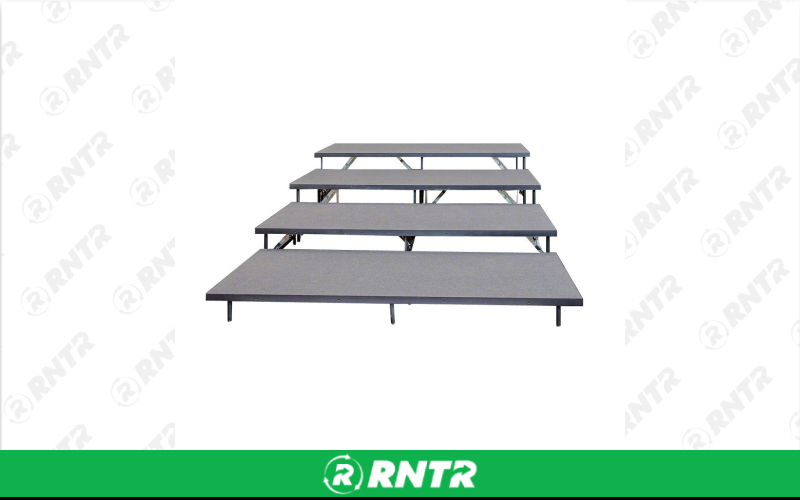 Generic 4' X 8' RISERS/STAGING SECTIONS – For rent in uniontown, pennsylvania – Fayette Rental Solutions | RNTR.com – Image 1