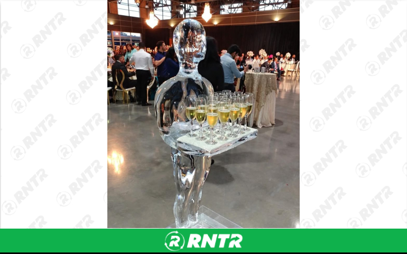 Generic ICE SCULPTURE STAND WHITE/GOLD – For rent in uniontown, pennsylvania – Fayette Rental Solutions | RNTR.com – Image 1