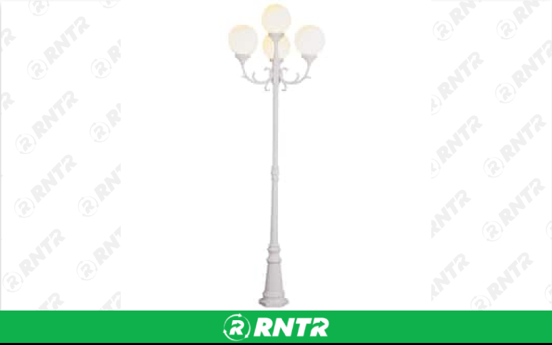 Generic LAMP POST 4-BULB WHITE – For rent in uniontown, pennsylvania – Fayette Rental Solutions | RNTR.com – Image 1
