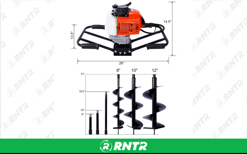 Generic POST HOLE DIGGER 2 MAN  GAS – For rent in durango, colorado – Teds Rental and Sales Inc | RNTR.com – Image 1