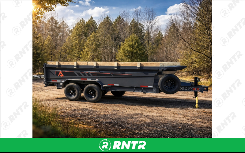 Rawmaxx GDX Knight 16' Dump Trialer – For rent in Alexandria, Minnesota – JD Trailer Rental | RNTR.com – Image 1