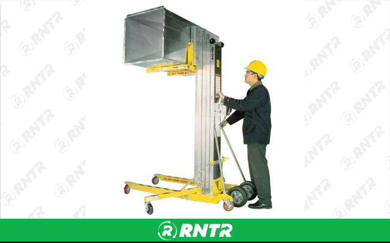 Generic 16' Material Lift - 800# Capacity – For rent in pawtucket, rhode-island – Quality Rental | RNTR.com – Image 1