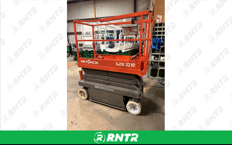 Generic 19ft scissor lift – For rent in athens, texas – American Machine Rentals | RNTR.com – Image 1