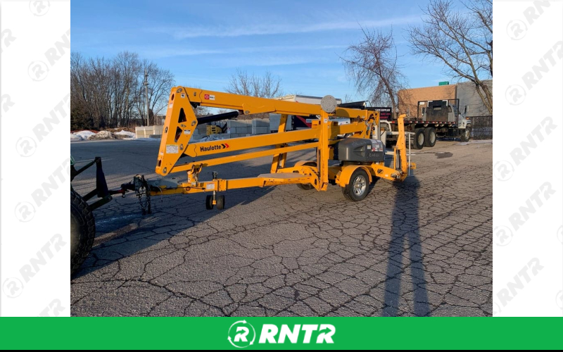 Generic Boom Lift 55’ High x 33’ Reach - 2” Ball - 4 Flat – For rent in Allendale, Michigan – Allendale Ace | RNTR.com – Image 1 of 1