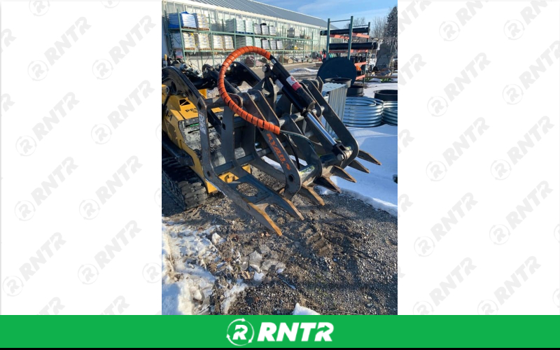 Generic Brush Rake (Grapple) Attachment - Mini Skid Steer REQ 40024-336 – For rent in Allendale, Michigan – Allendale Ace | RNTR.com – Image 1 of 1