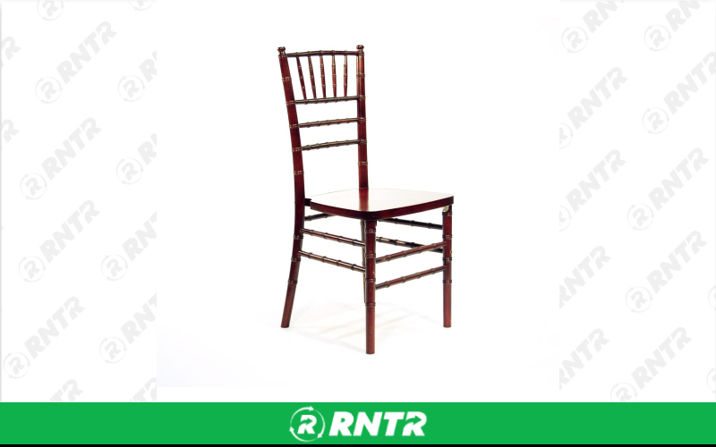 Generic Cherrywood Chiavari Chair with Cushion – For rent in Portland, Oregon – Peter Corvallis Productions | RNTR.com – Image 1