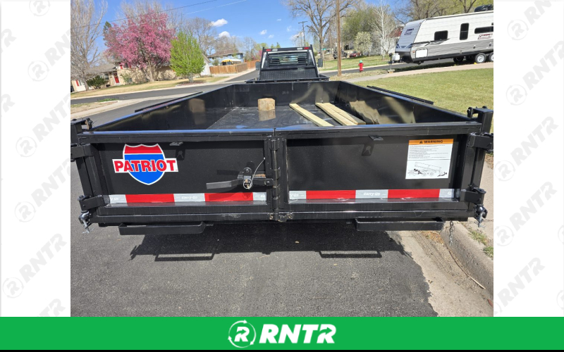 Patriot  Dump Trailer – For rent in cheyenne, wyoming – Backyard Rentals  | RNTR.com – Image 1