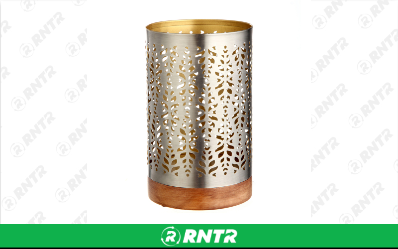 Generic Metal and Wood Votive Holder – For rent in Portland, Oregon – Peter Corvallis Productions | RNTR.com – Image 1