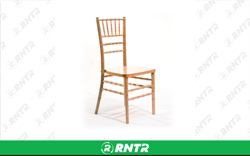 Generic Natural Chiavari Chair with Cushion – For rent in Portland, Oregon – Peter Corvallis Productions | RNTR.com – Image 1