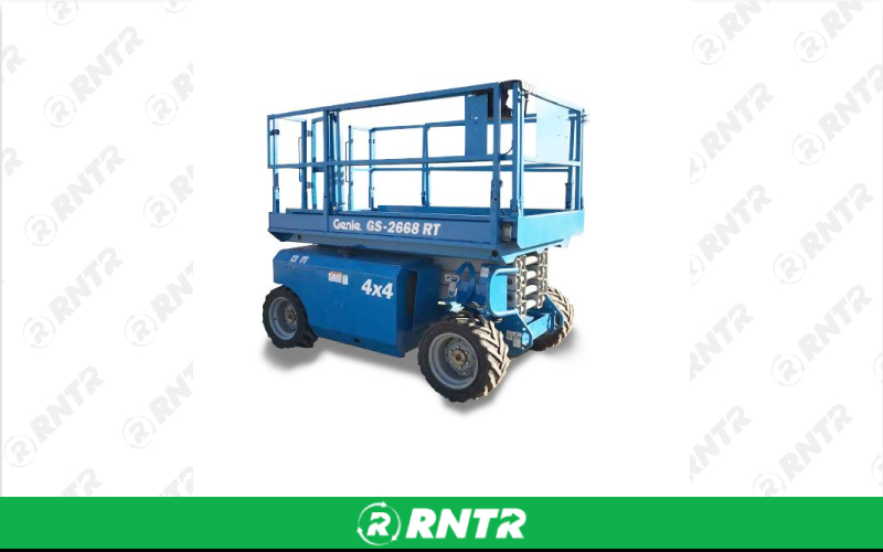 Genie Scissor Lift - Outdoor – For rent in pawtucket, rhode-island – Quality Rental | RNTR.com – Image 1