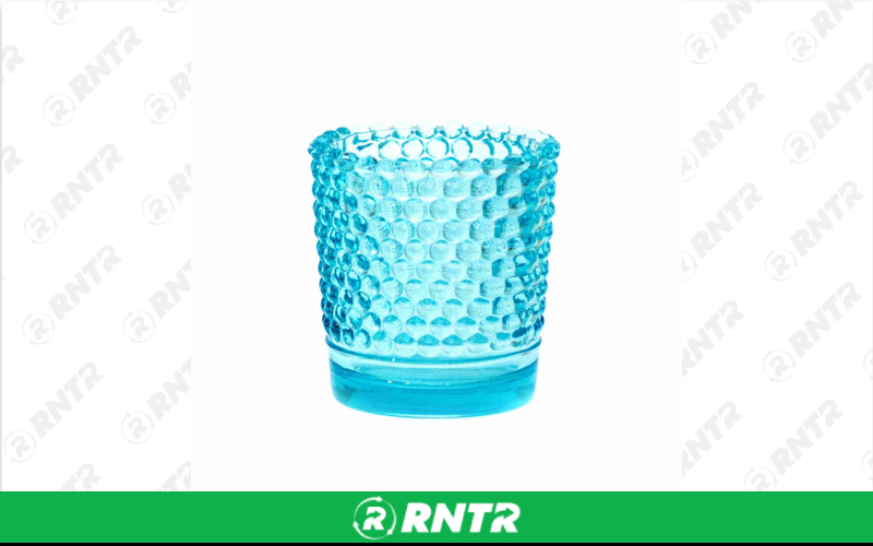 Generic Turquoise Glass Votive – For rent in Portland, Oregon – Peter Corvallis Productions | RNTR.com – Image 1